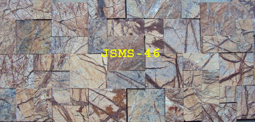  Modern Design Antique Forest Brown Marble Mosaic Stone Tiles